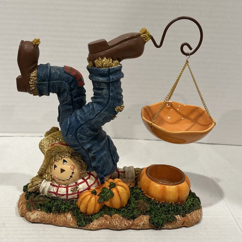 Yankee Candle Fall SCARECROW PUMPKIN Wax Tart Warmer